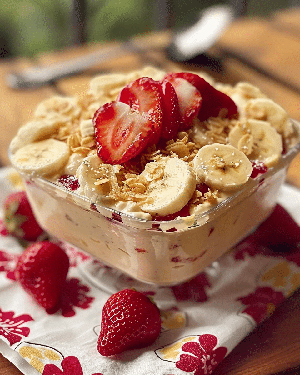 Strawberry Banana Pudding