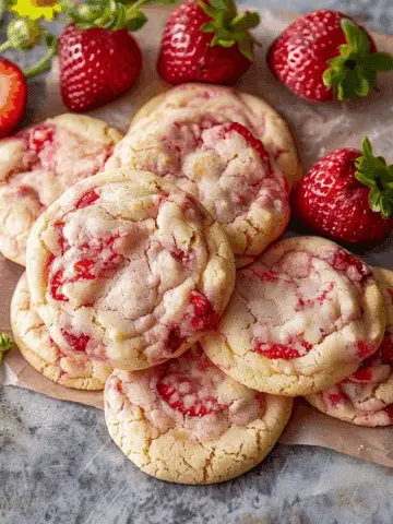Strawberry Cookies