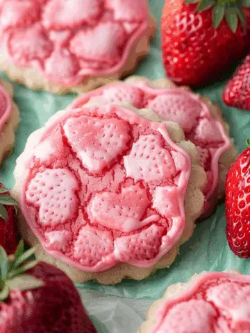Strawberry Sugar Cookies