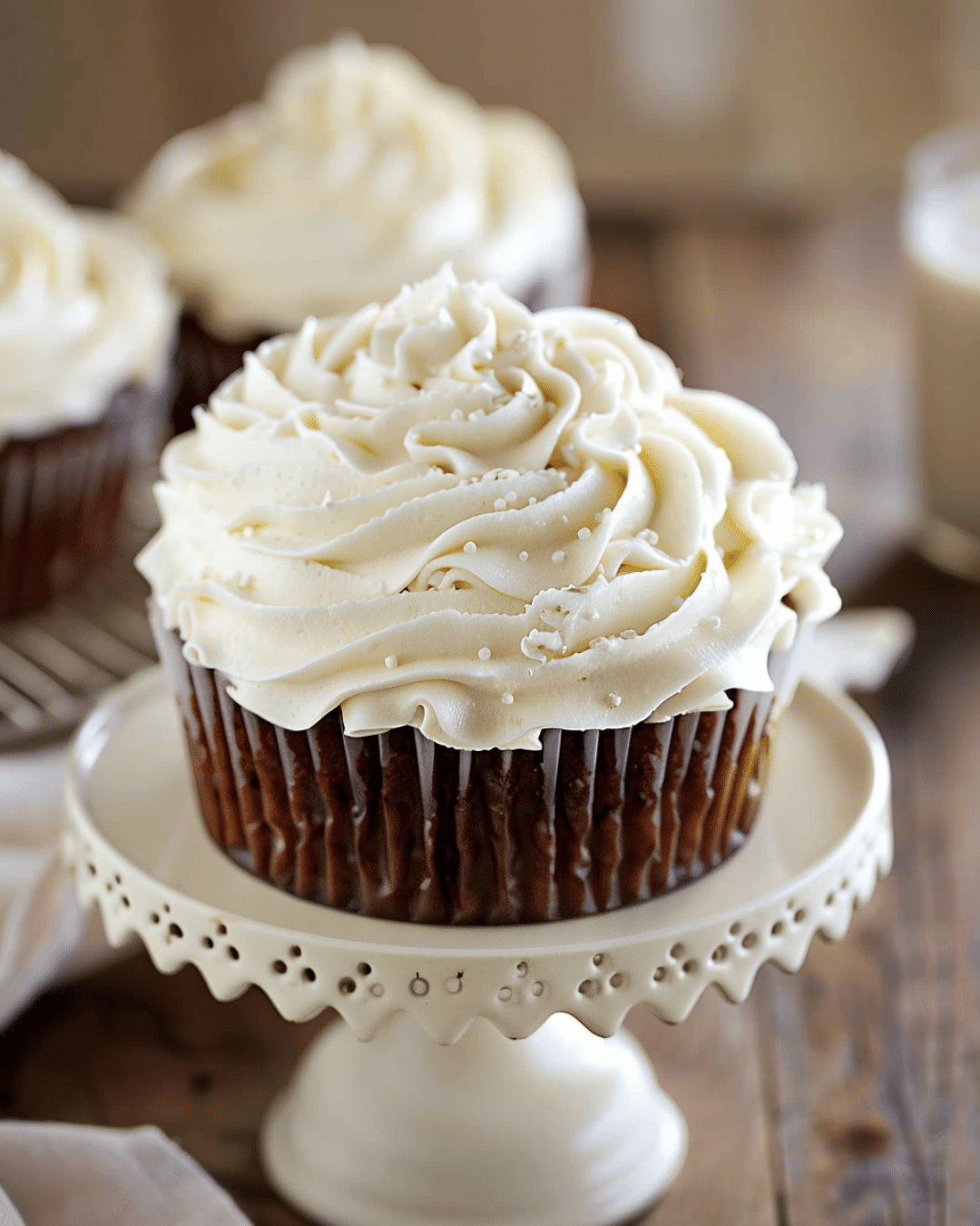 Whipped Buttercream Frosting (No Powdered Sugar)