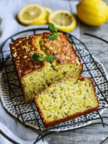 Almond Flour Lemon Zucchini Bread