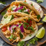 Crockpot Shredded Chicken Tacos