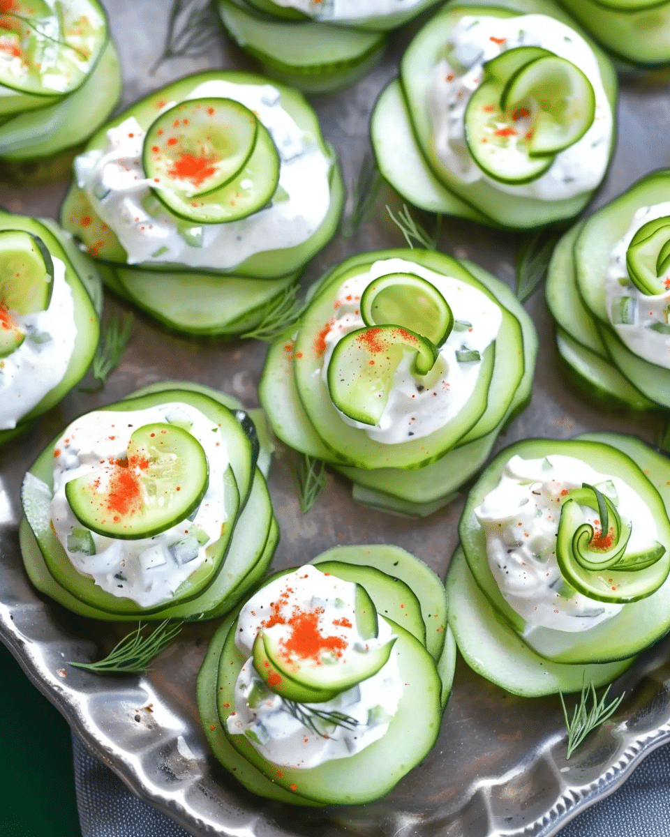 Dilly Cucumber Bites