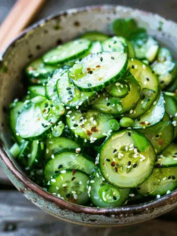 Easy Asian Cucumber Salad