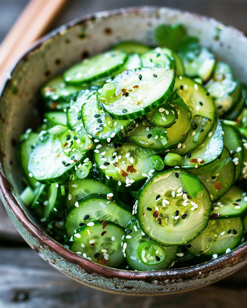 Easy Asian Cucumber Salad