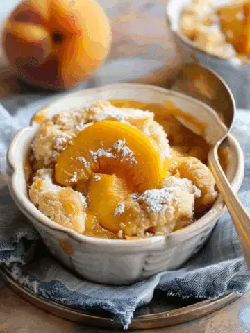 Easy Peach Cobbler