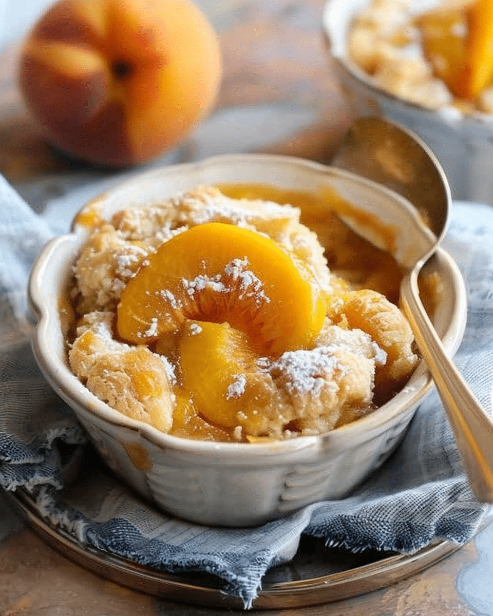 Easy Peach Cobbler