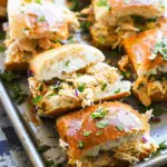 Easy Shredded Rotisserie Chicken Sliders