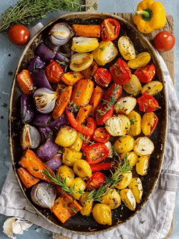 Garlic Roasted Vegetables