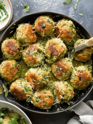 Green Goddess Chicken Meatballs