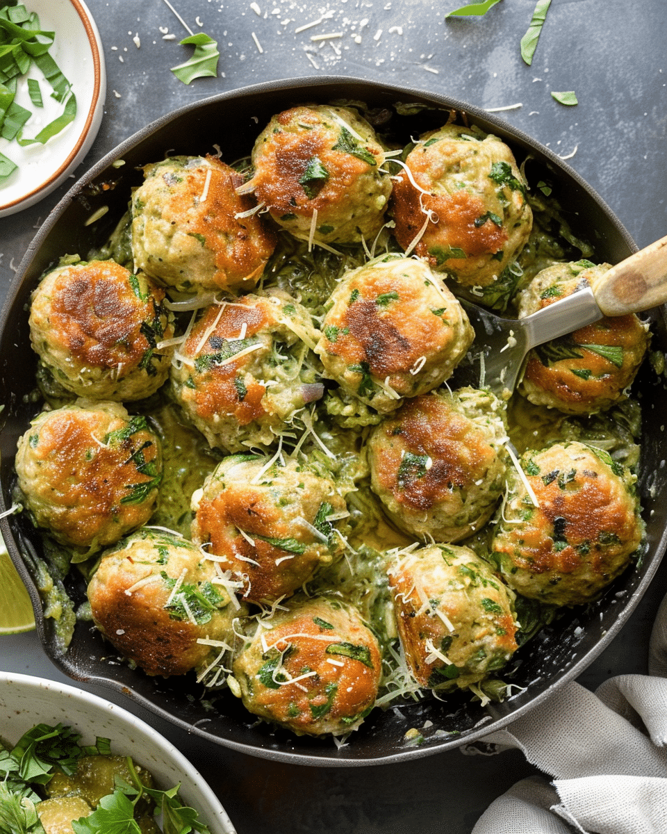 Green Goddess Chicken Meatballs