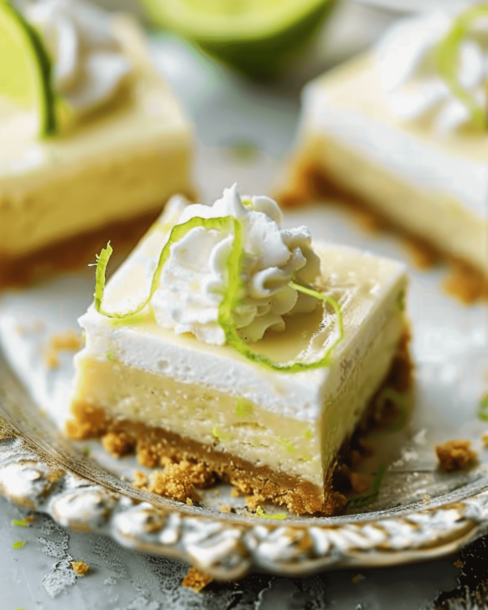 Key Lime Pie Bars
