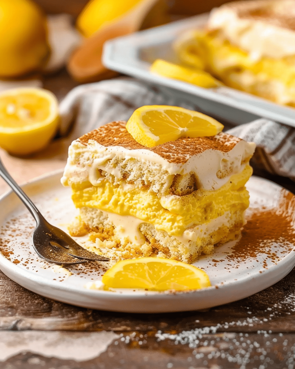 Lemon Tiramisu