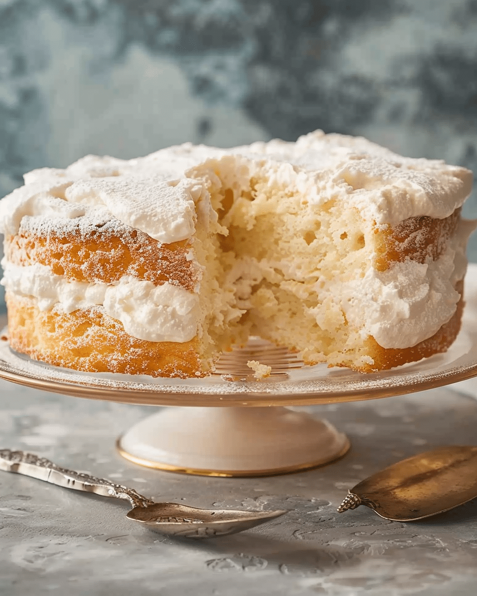 Light & Fluffy Cloud Cake