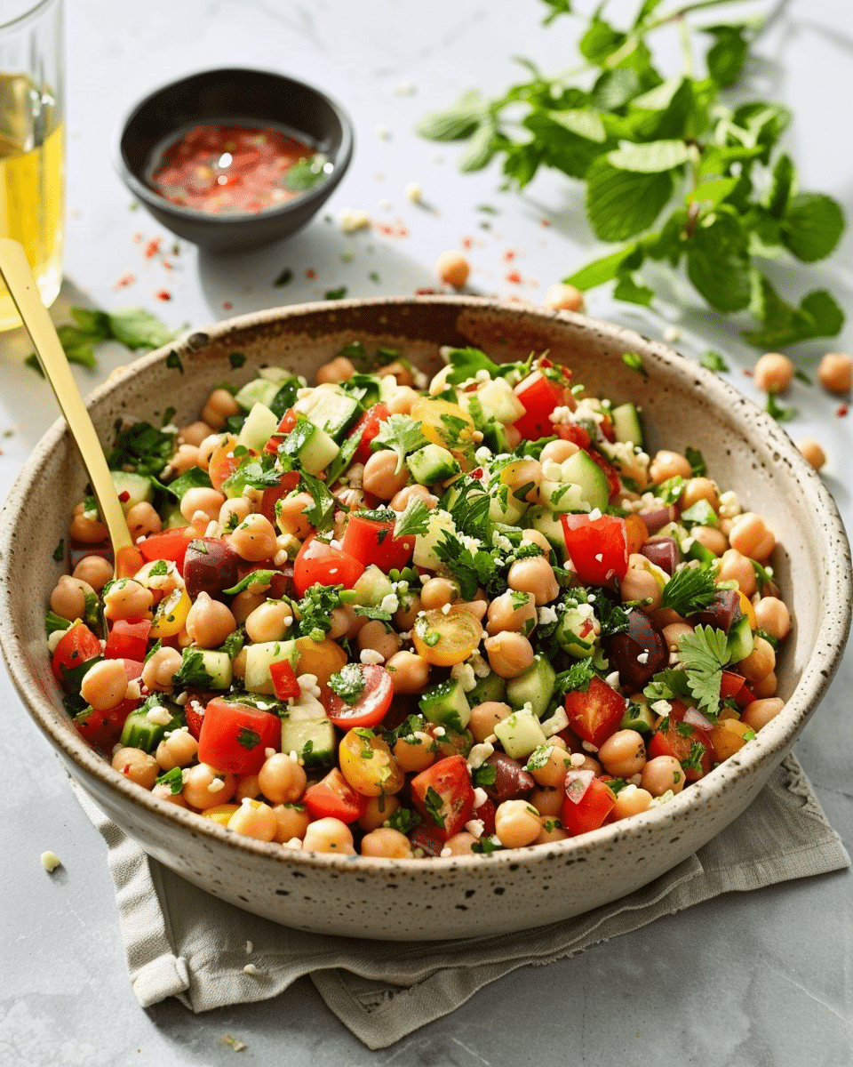 Mediterranean Chickpea Salad