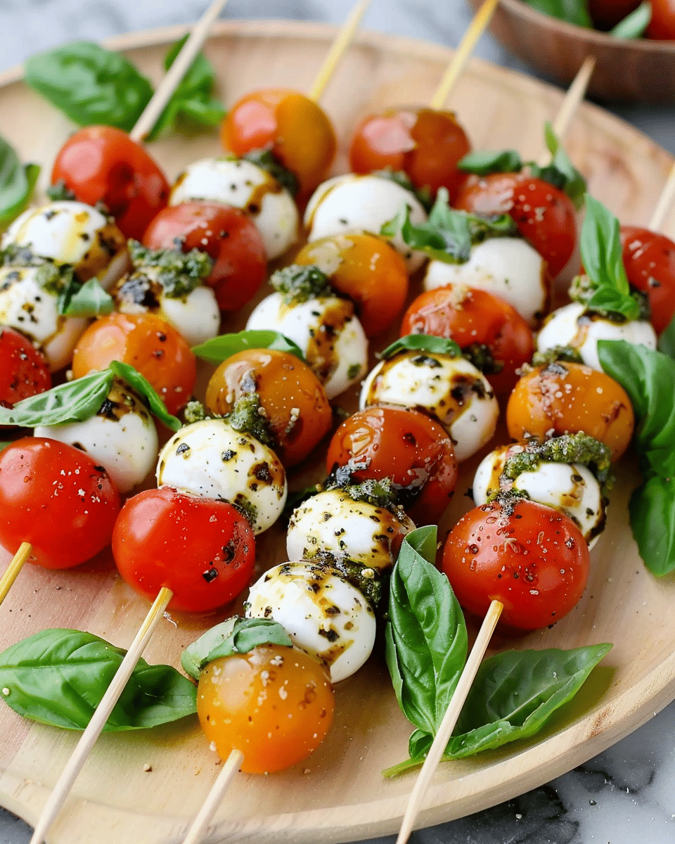 Mini Caprese Skewers