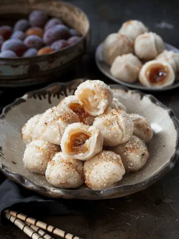 Potato Fresh Plum Dumplings
