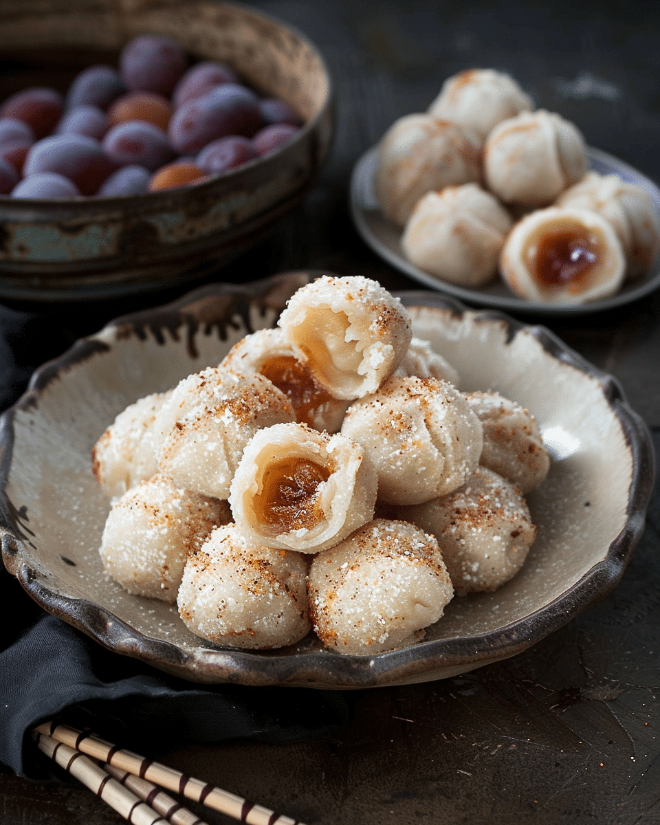 Potato Fresh Plum Dumplings