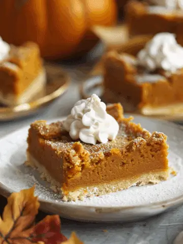 Pumpkin Pie Bars