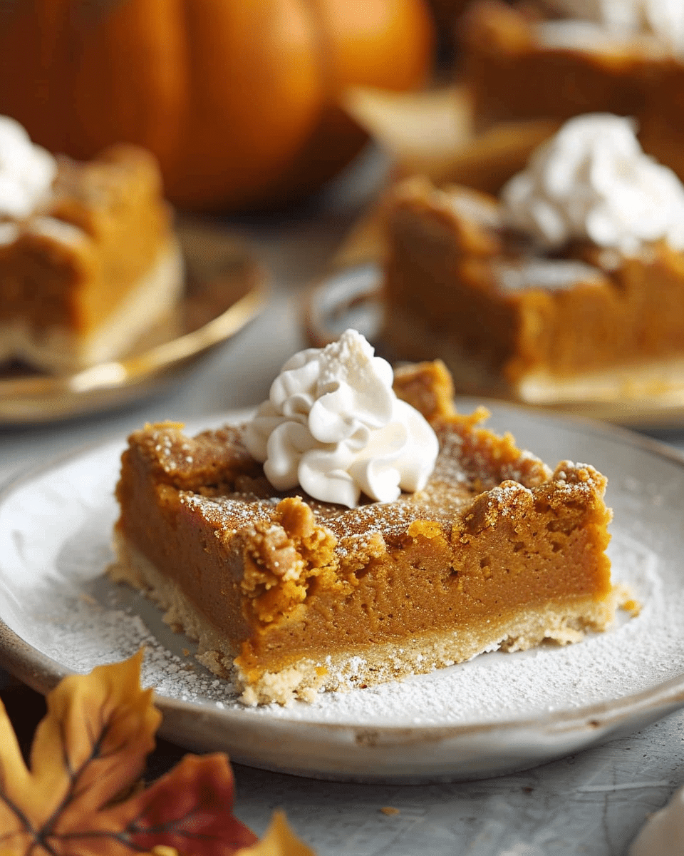 Pumpkin Pie Bars
