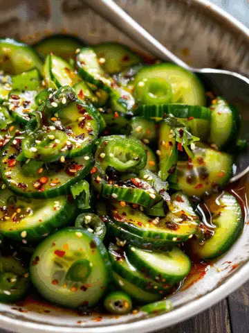 Spicy Asian Cucumber Salad