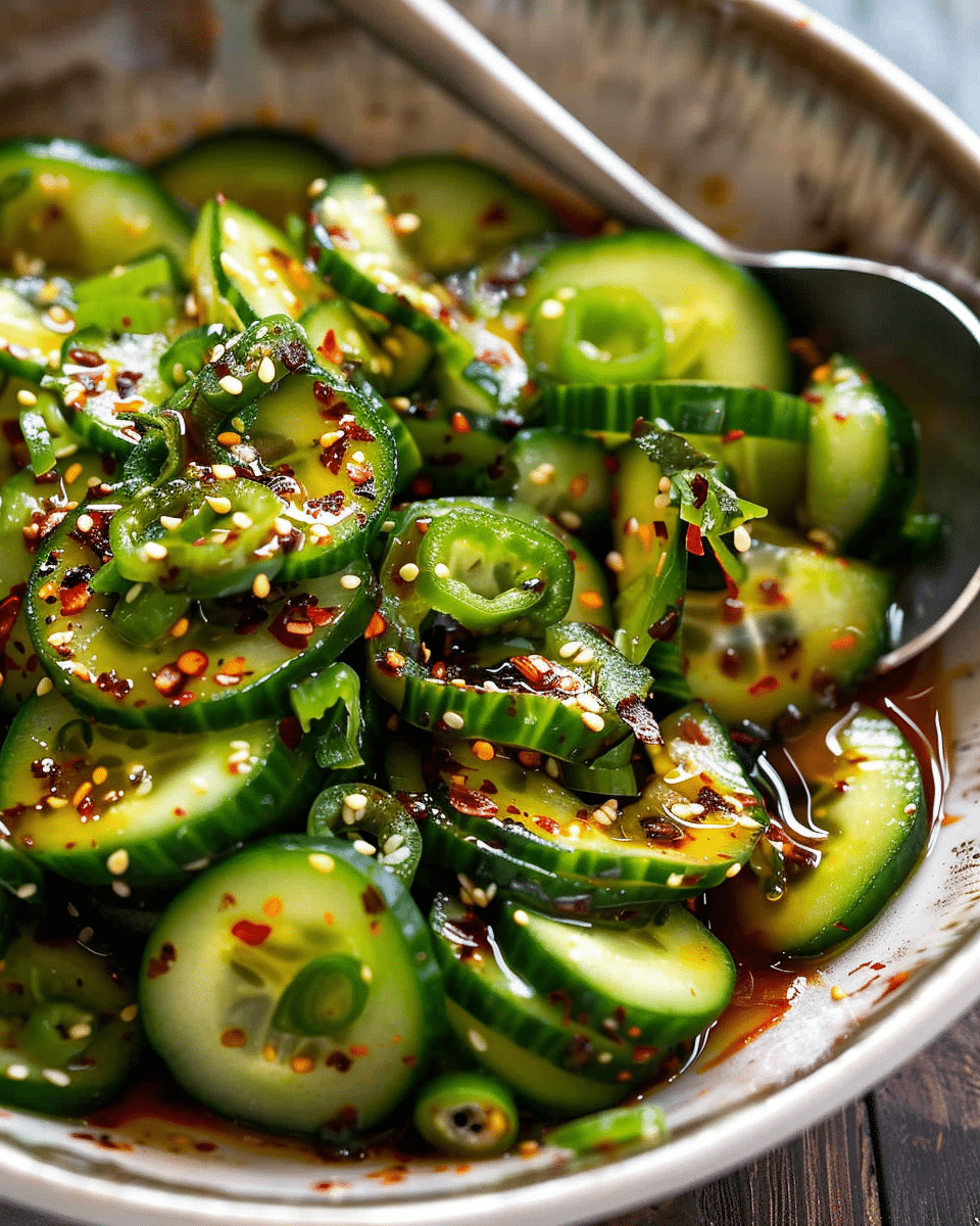 Spicy Asian Cucumber Salad