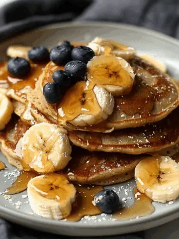 3-Ingredient Banana Oatmeal Pancakes