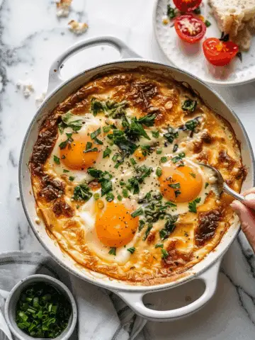 Baked Feta Eggs Recipe