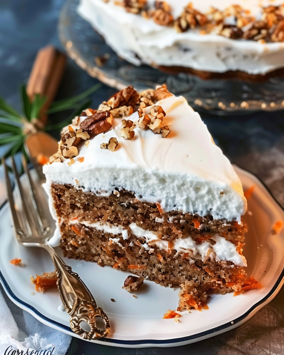 Carrot Cake (No Milk & No Egg)