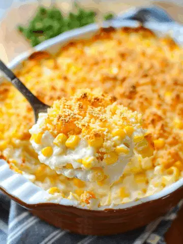 Cheesy Cream Cheese Corn Casserole