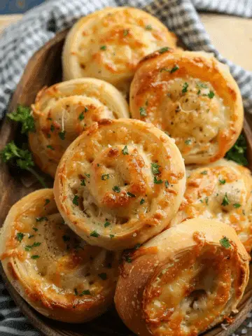 Cheesy Garlic Butter Rollups