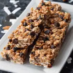 Coconut Chocolate Chip Granola Bars