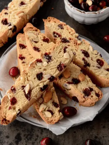 Cranberry Almond Biscotti
