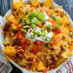 Crispy Cheesy Taco Potatoes