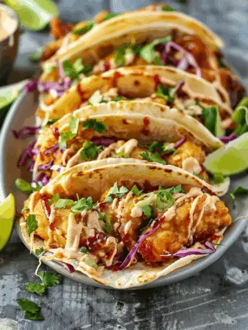 Crispy Chicken Wonton Tacos