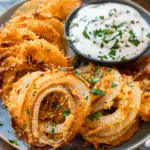 Crispy Parmesan Onion Rings