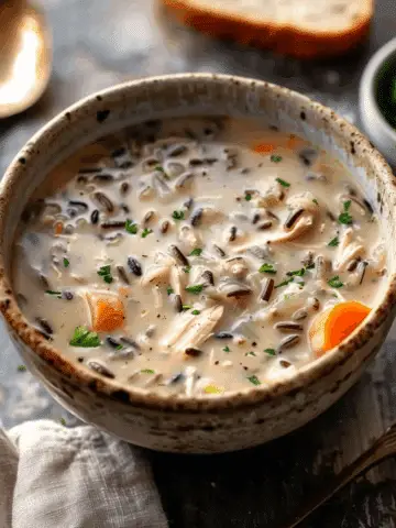 Crockpot Chicken Wild Rice Soup