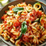 Delicious Tomato Zucchini Pasta