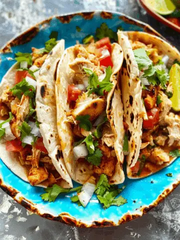 Easy Chicken Street Tacos