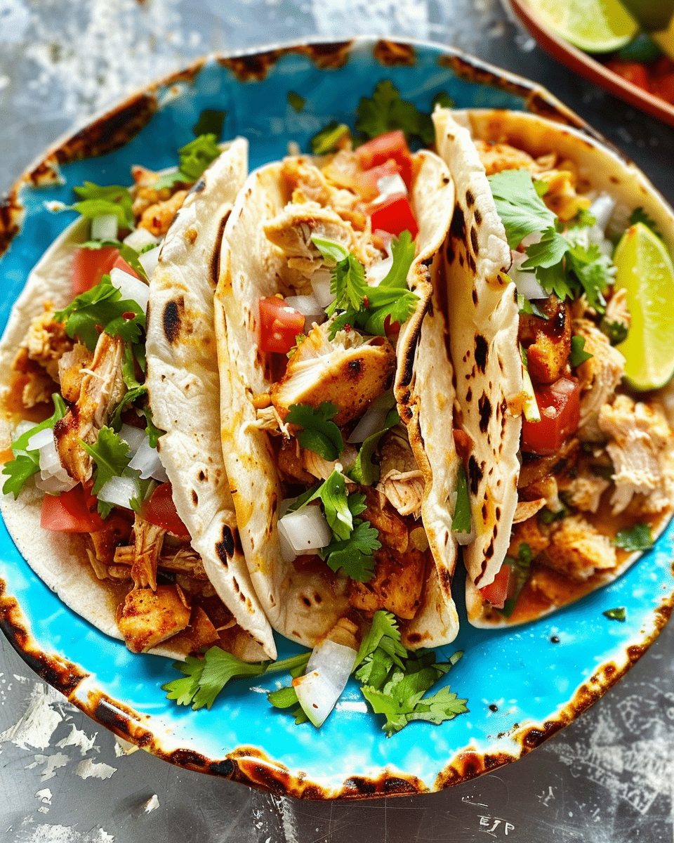 Easy Chicken Street Tacos