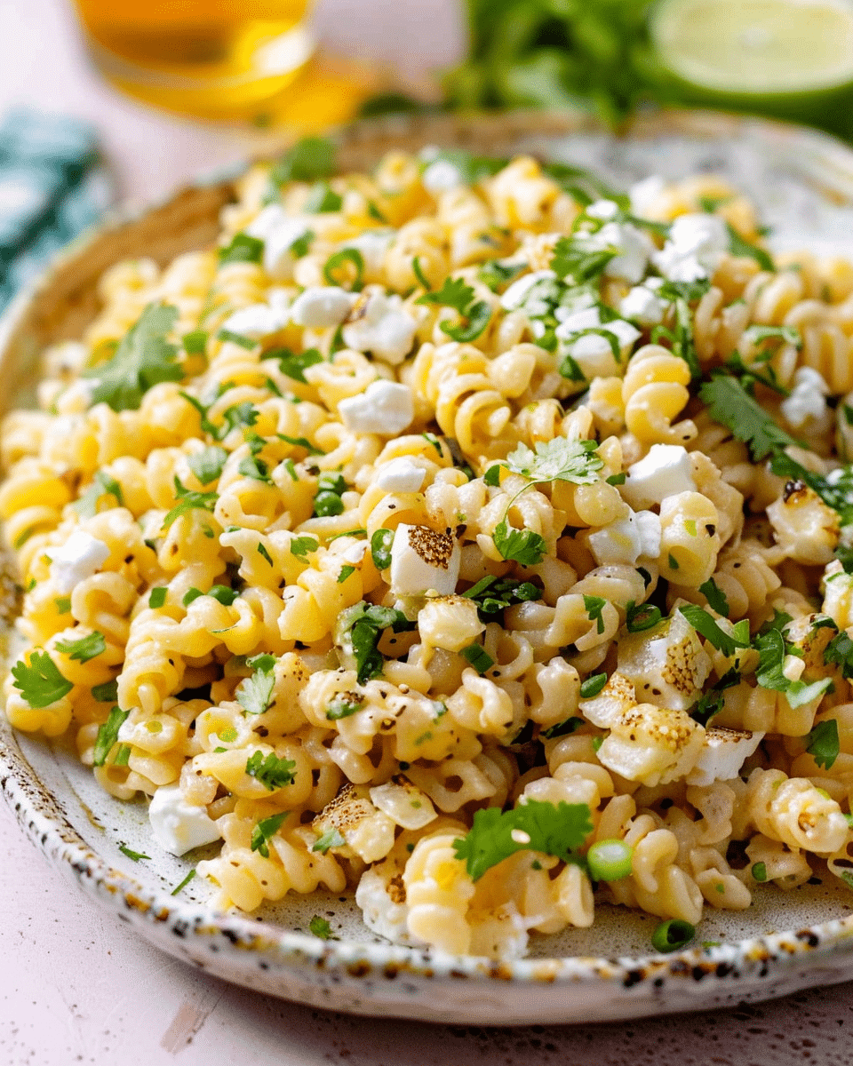 Easy Elote Pasta Salad