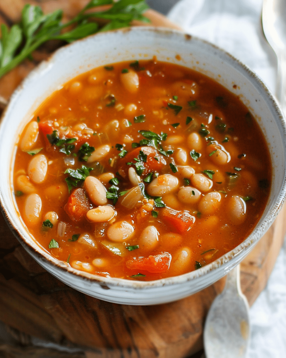 Fasolatha White Bean and Tomato Soup