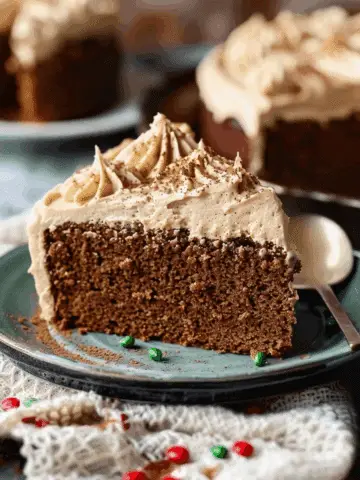 Gingerbread Cake with Cinnamon Molasses Frosting