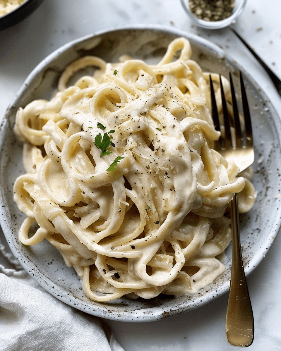 Greek Yogurt Alfredo Sauce