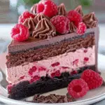 Heavenly Raspberry Chocolate Mousse Cake