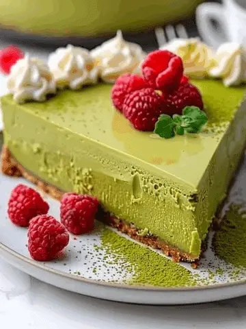 Keto Green Matcha Cheesecake