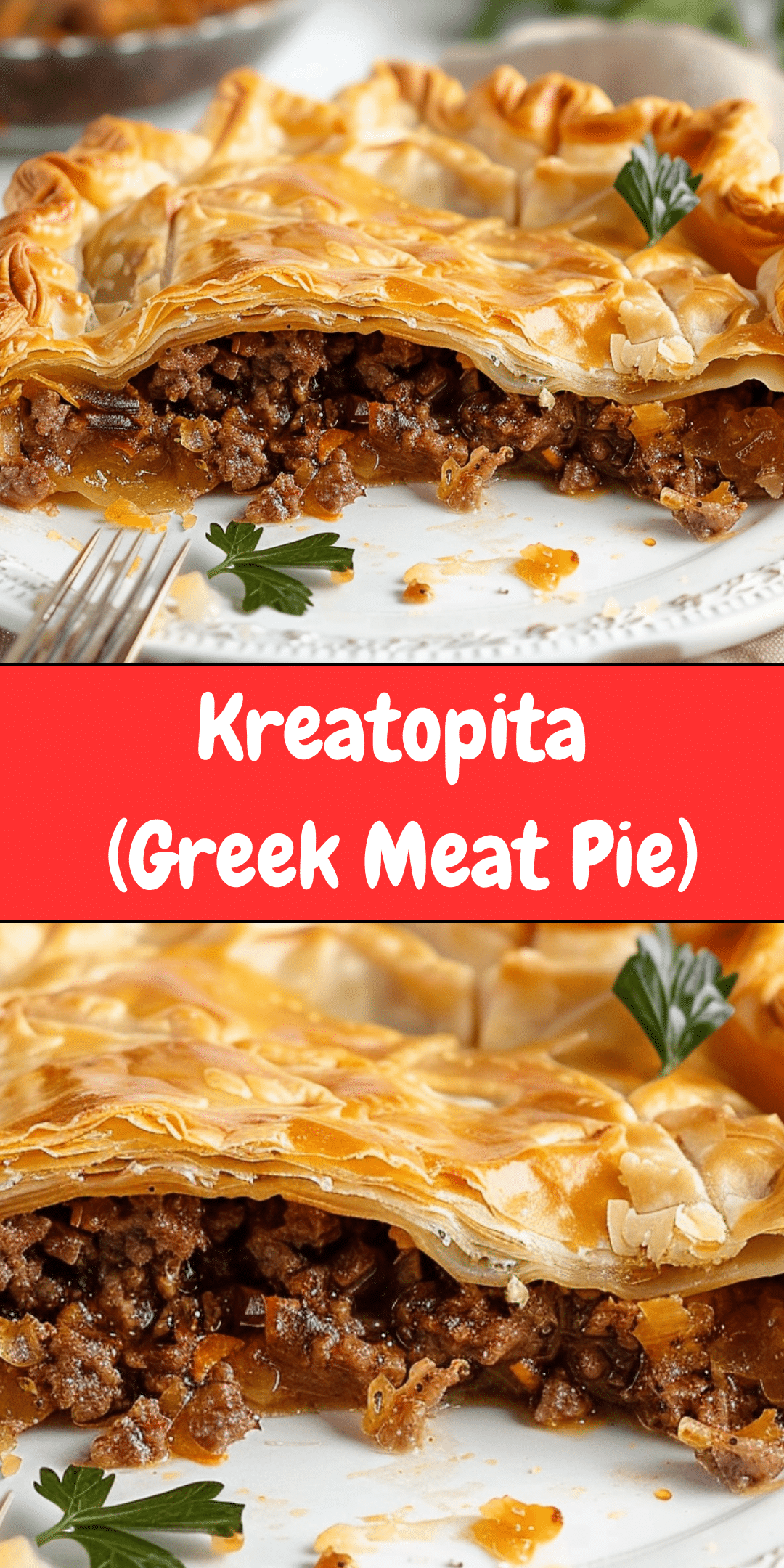Kreatopita (Greek Meat Pie) | Cheryl&amp;#39;s Cooking