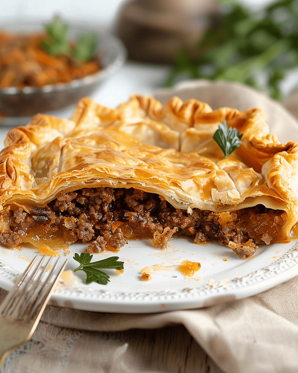 Kreatopita (Greek Meat Pie)