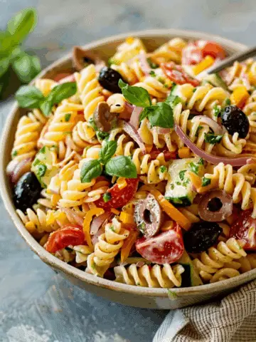 Quick Italian Pasta Salad (with 1 Secret Ingredient)
