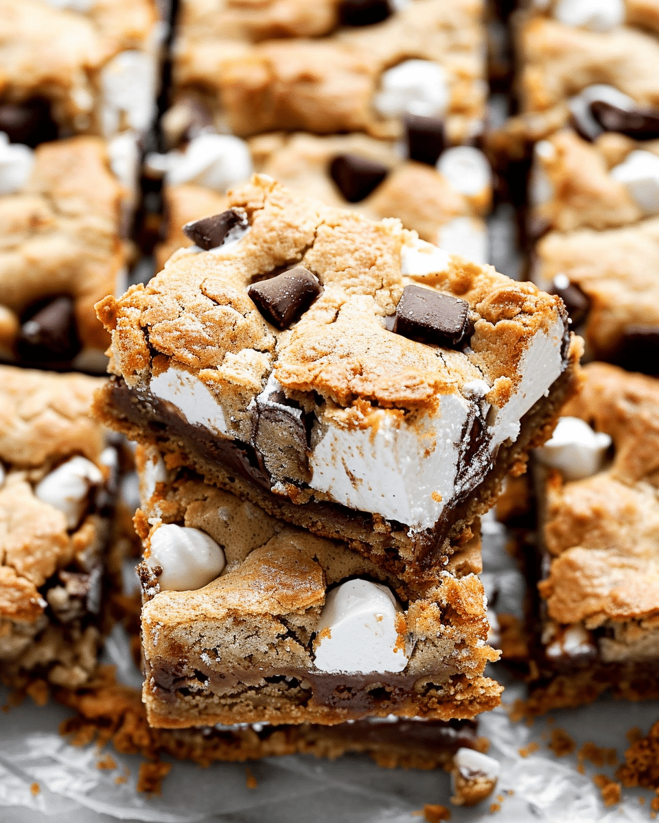 Smores Cookie Bars